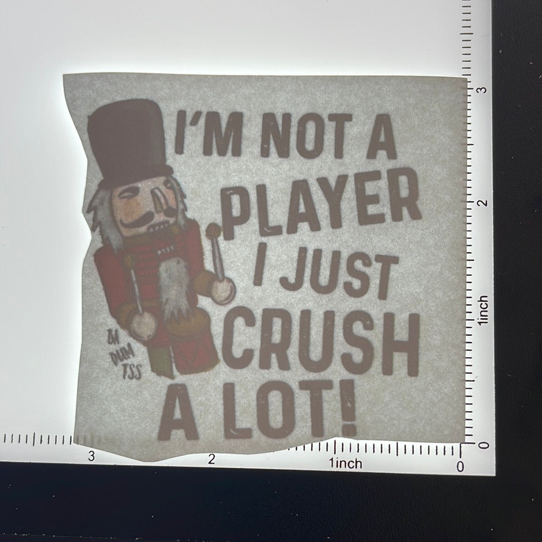 Not a player - Screen Print - 2 FOR $1