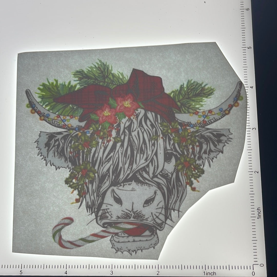 Christmas cow - Screen Print - $1