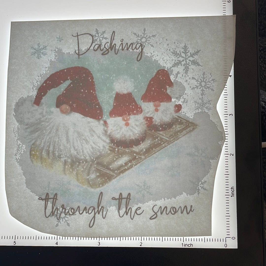 Dashing - Screen Print - $1