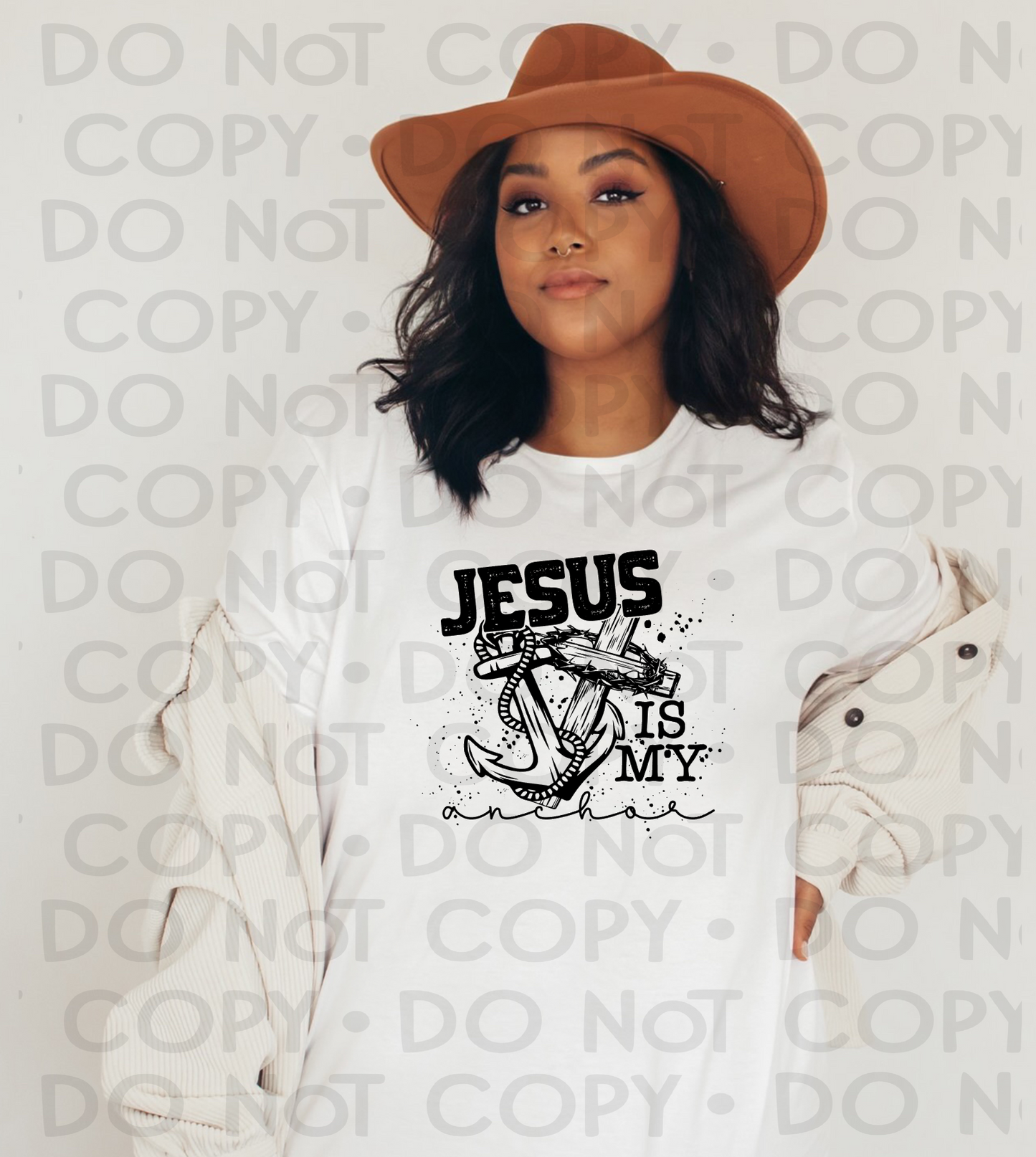 Jesus is my anchor - Screen Print