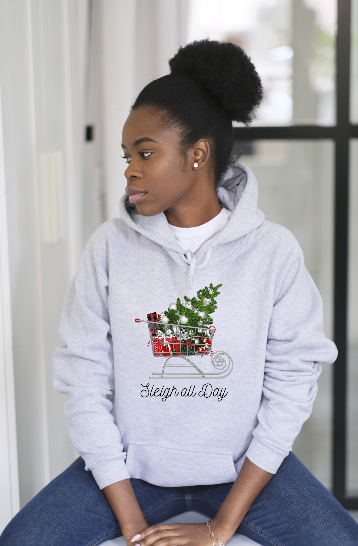 Sleigh All Day - Adult - DTF