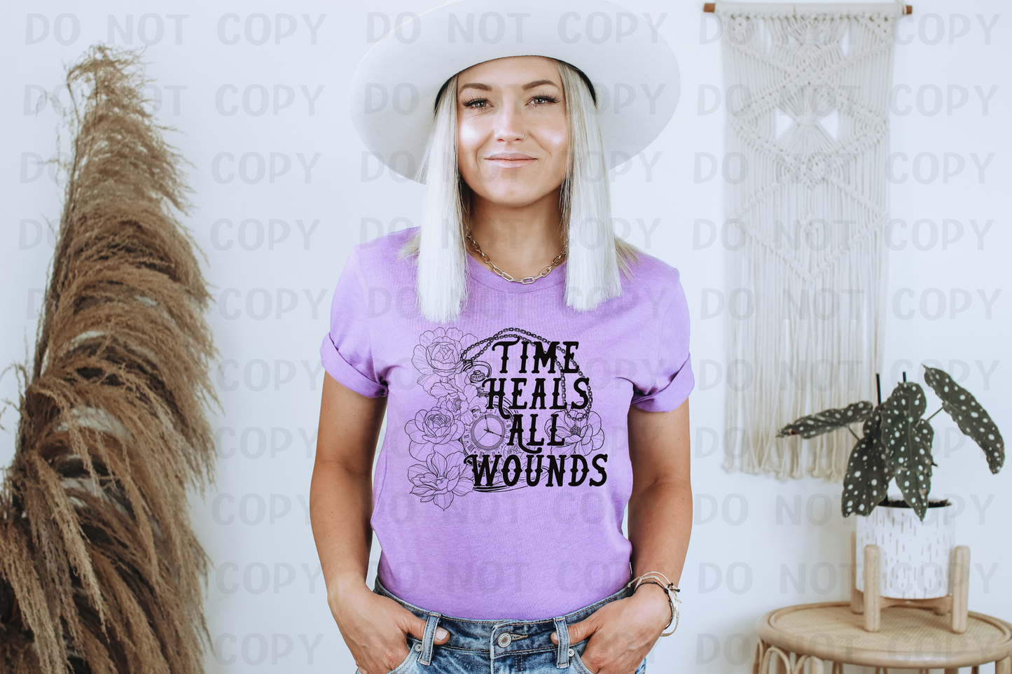 Time Heals All Wounds - Adult - Screen Print