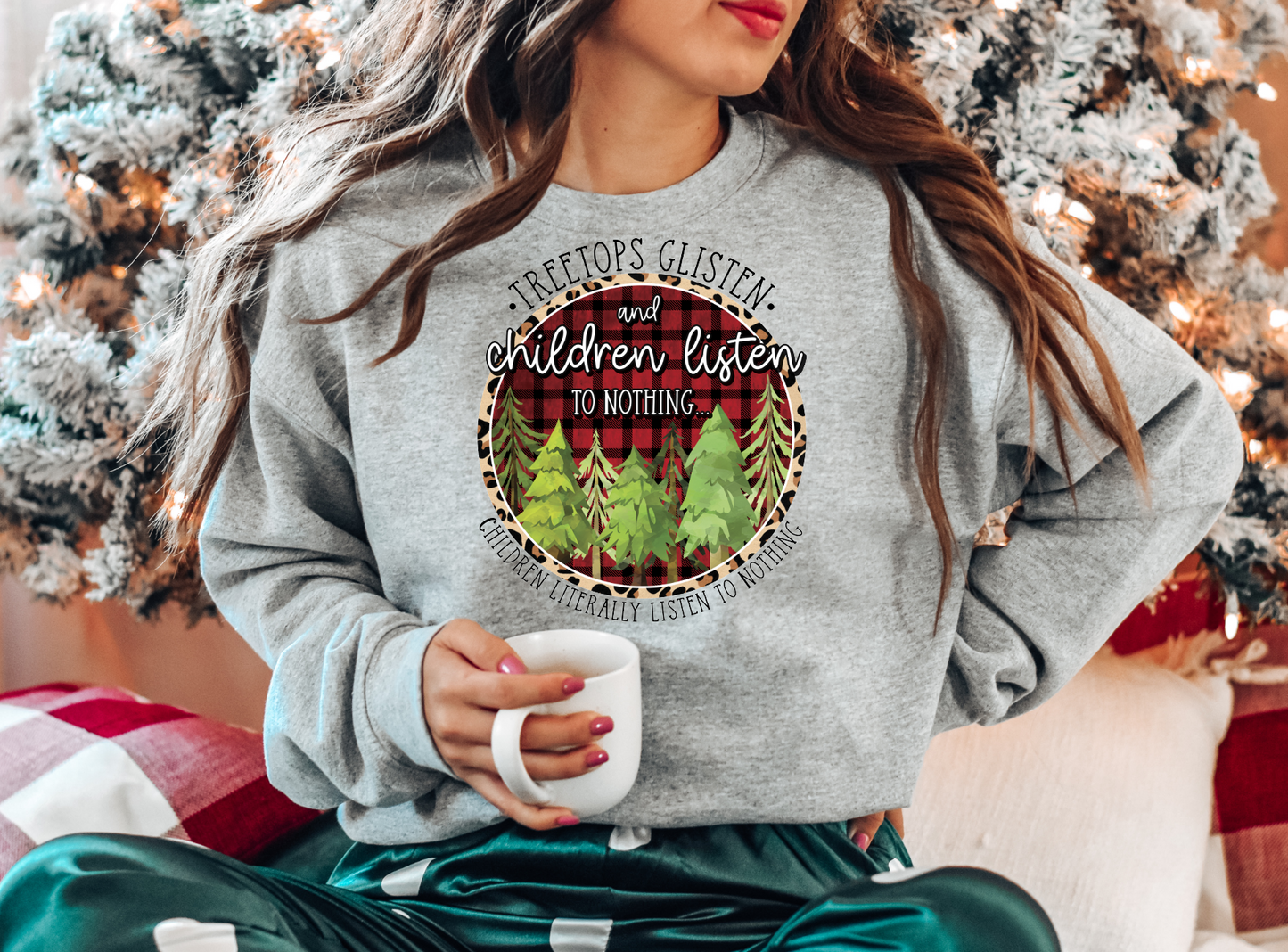 Treetops Glisten - Adult - DTF