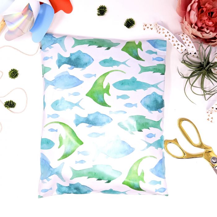 10x13 Fish poly mailer - In stock
