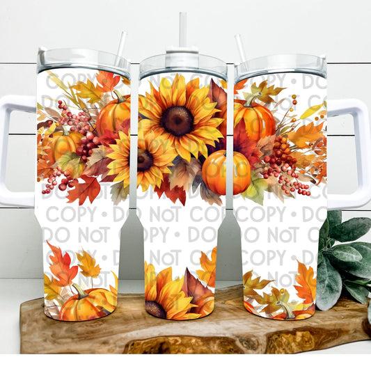 Fall Arrangement - 40oz  Sublimation Wrap