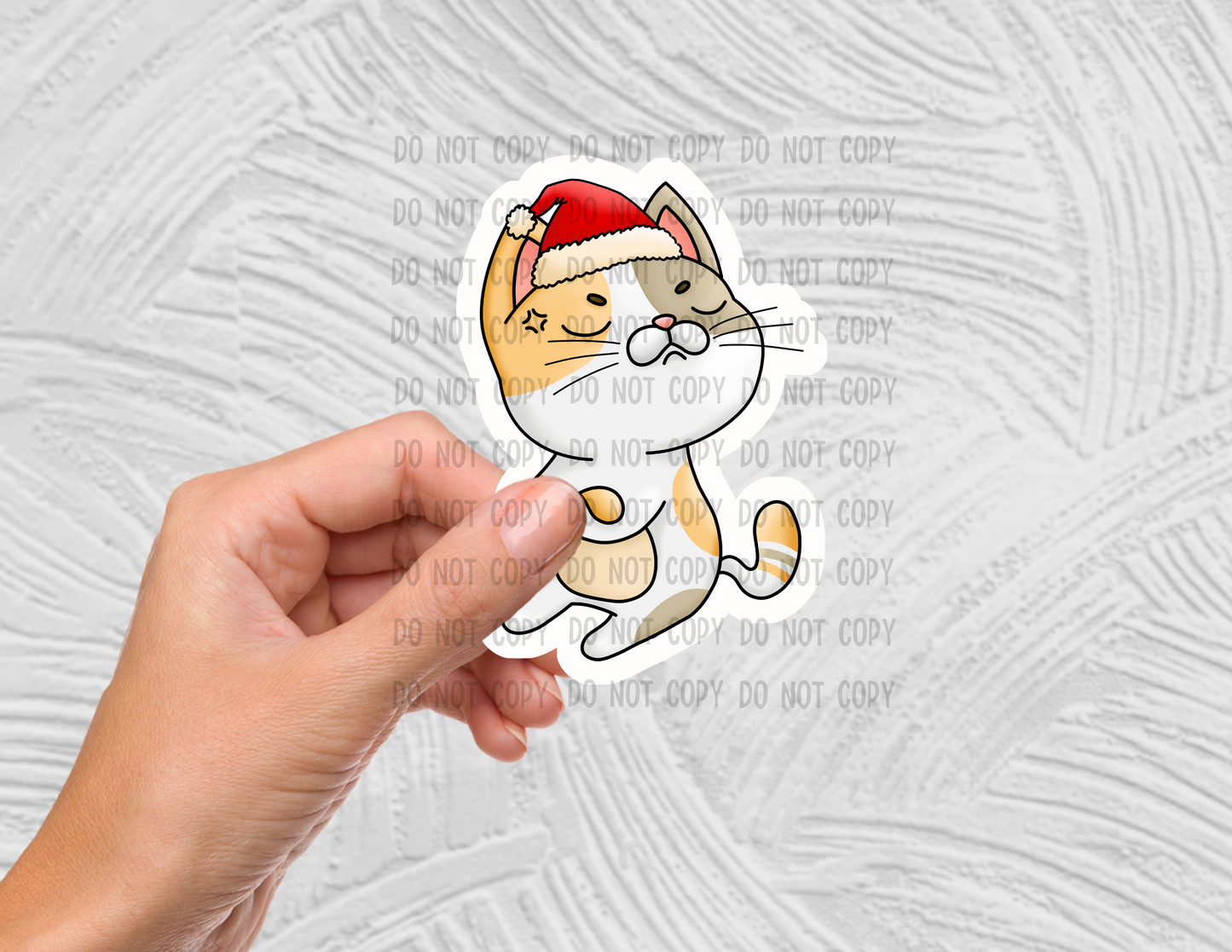 Christmas kitty - Vinyl Sticker