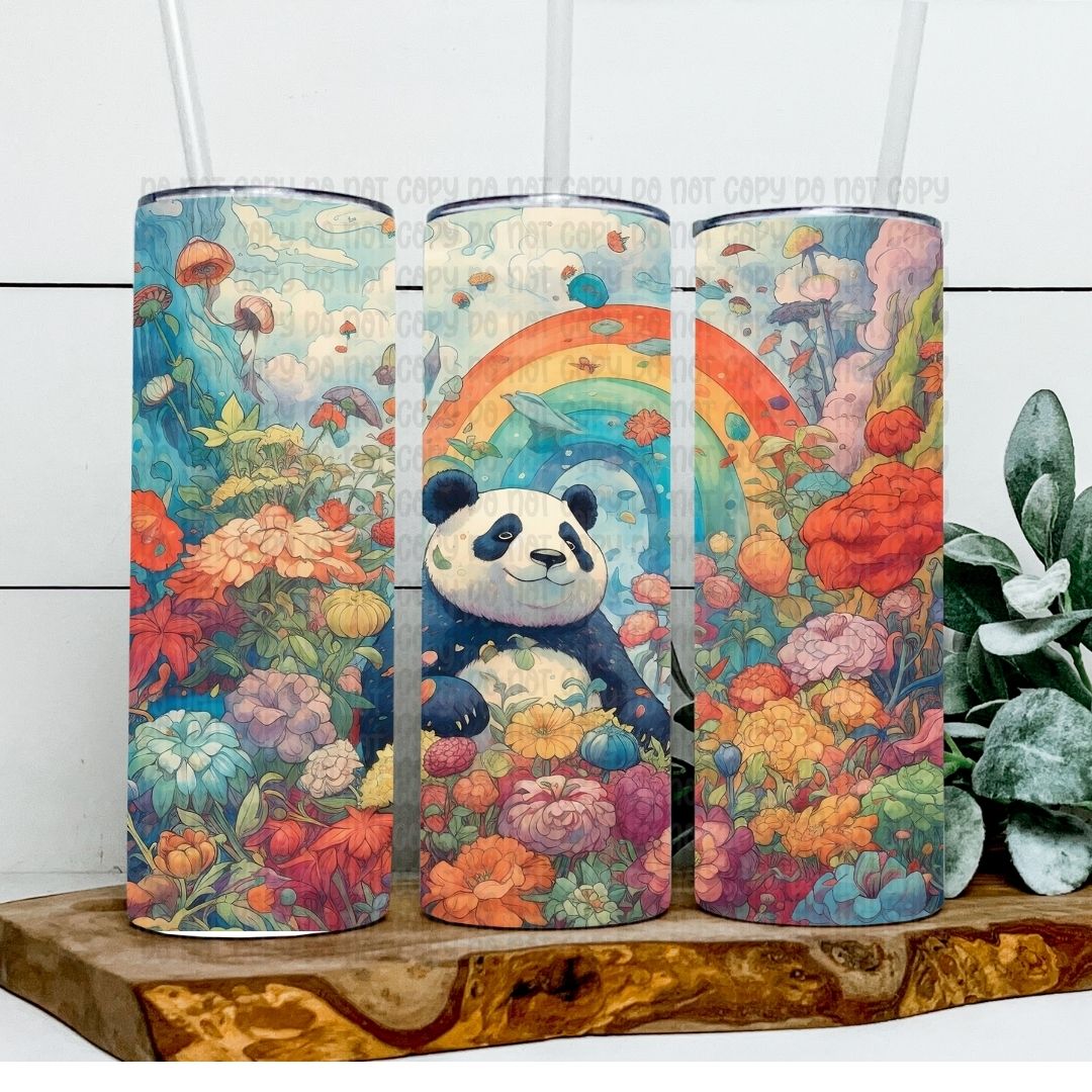 Panda - Sublimation 20oz Tapered or Straight Wrap