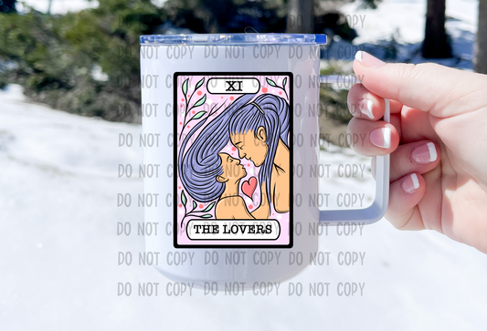 The lovers Tarot - UV DTF Decal