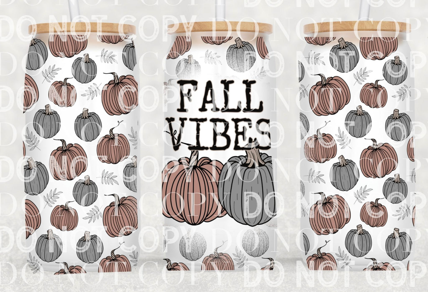 Fall Vibes Wrap 16oz - UV DTF