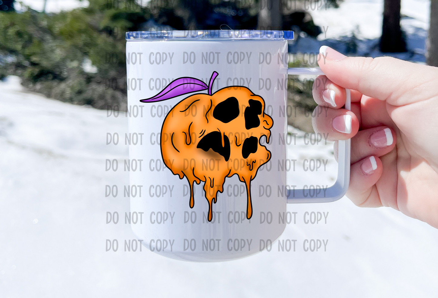 Spooky Peach - UV DTF Decal