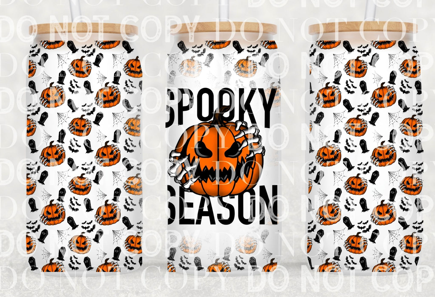 Spooky Season Wrap 16oz - UV DTF