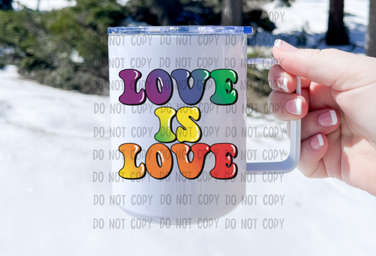 Love is love - UV DTF Decal