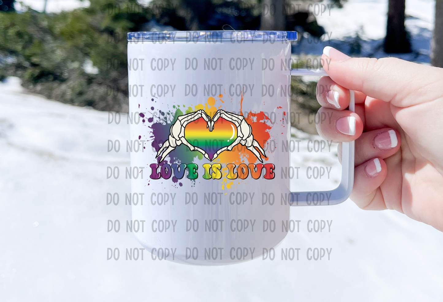 Love is love - UV DTF Decal