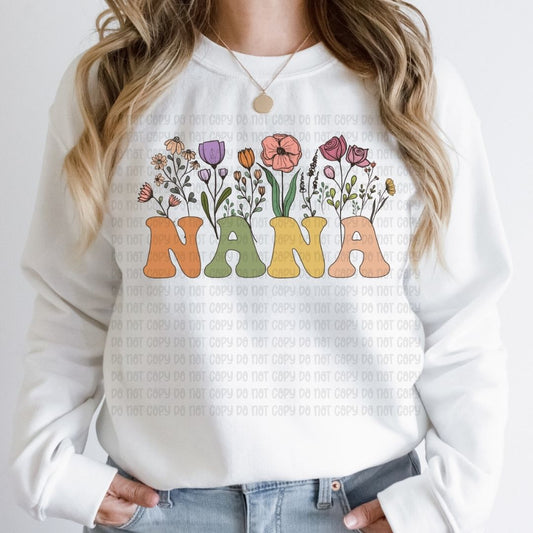 Nana Floral - DTF