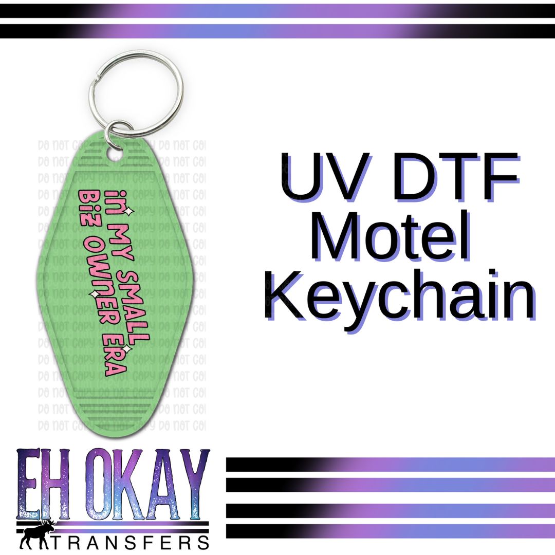 Small Biz Owner Era - UV DTF Keychain Decal