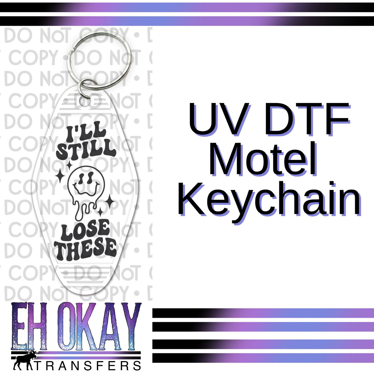 I'll Still Lose These - UV DTF Keychain Decal