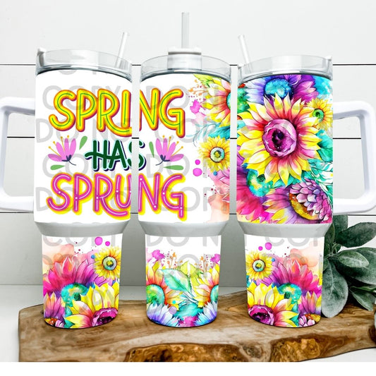 Spring Has Sprung - 40oz  Sublimation Wrap