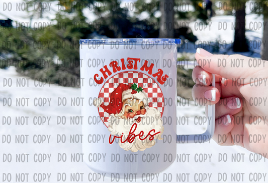 Christmas Vibes - UV DTF Decal