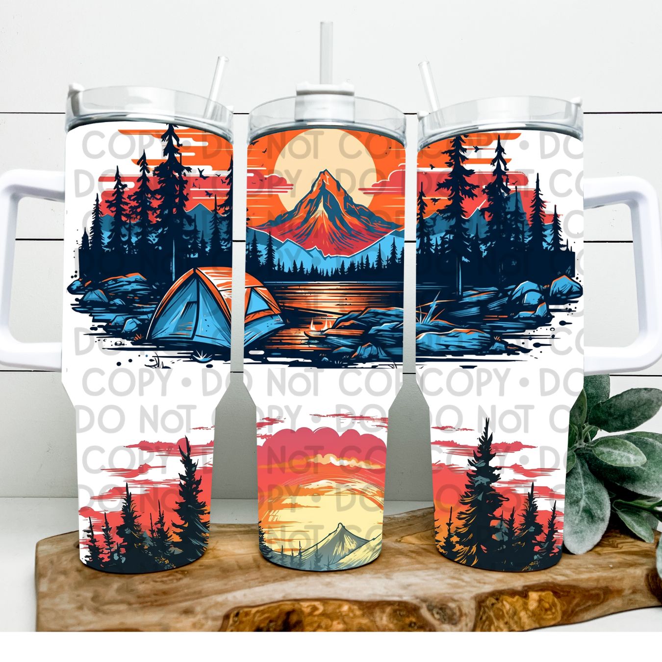 Camping - 40oz  Sublimation Wrap