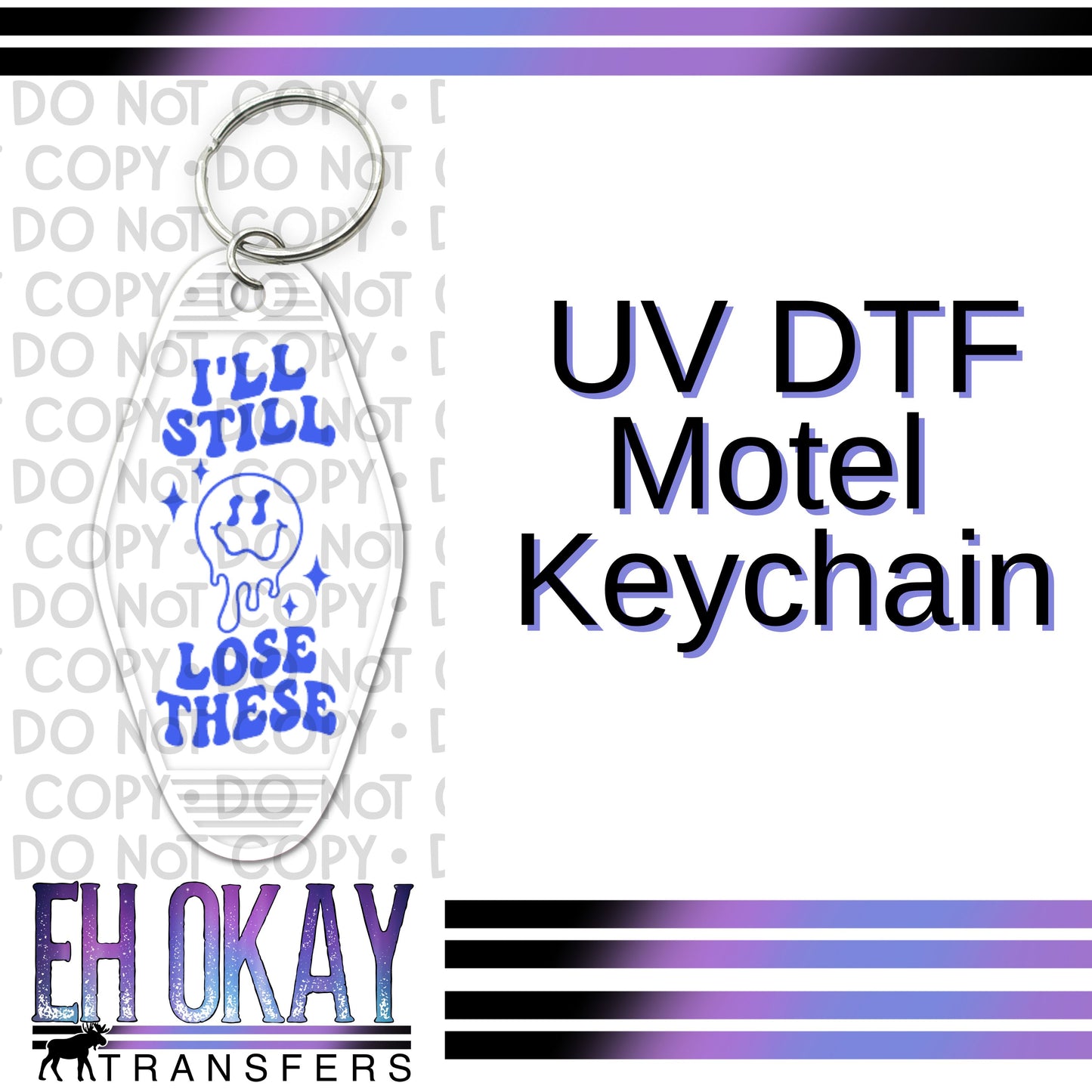 I'll Still Lose These - UV DTF Keychain Decal