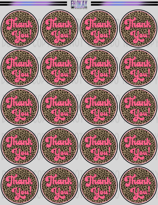 Thank you - Vinyl sticker sheet