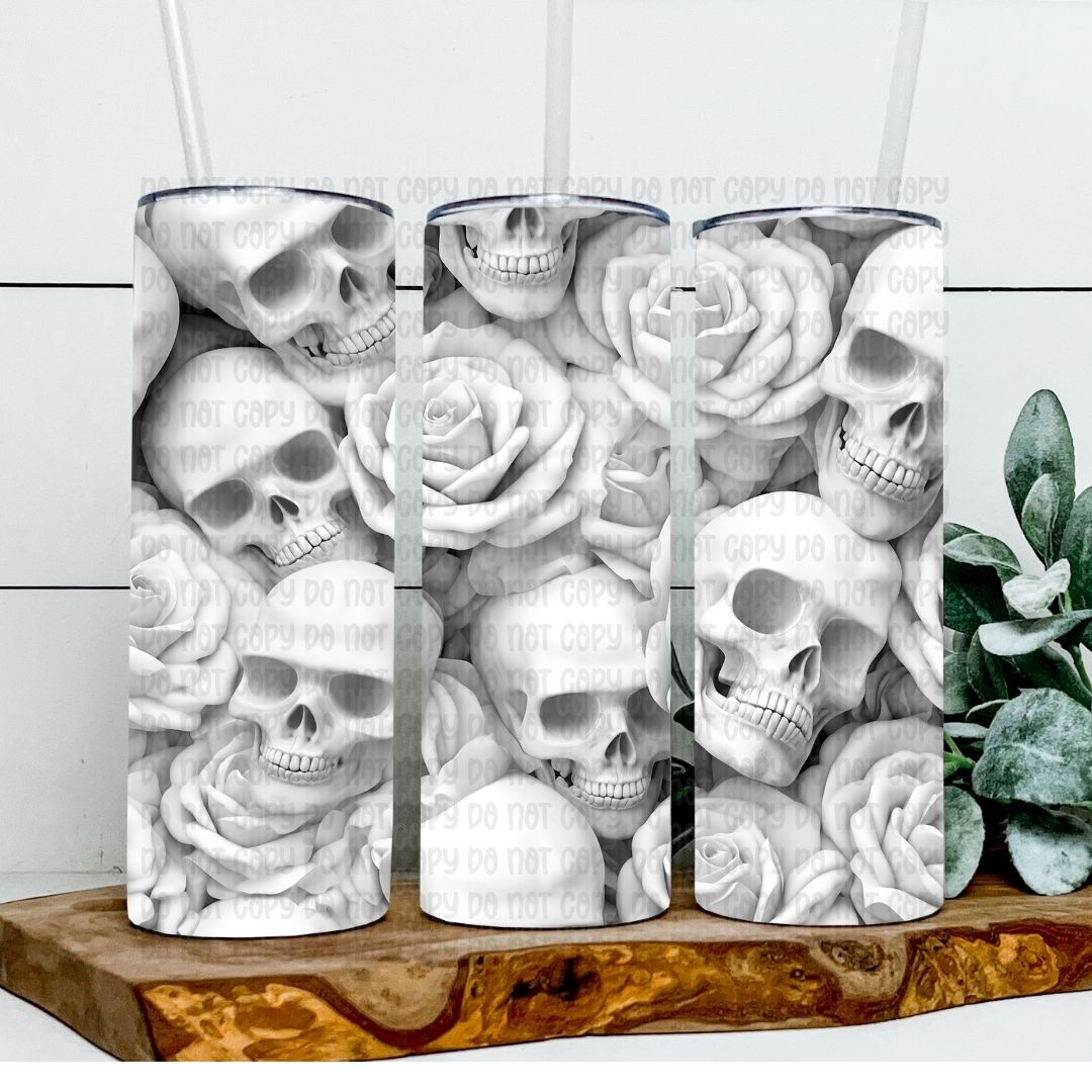 Skulls - Sublimation 20oz Tapered or Straight Wrap