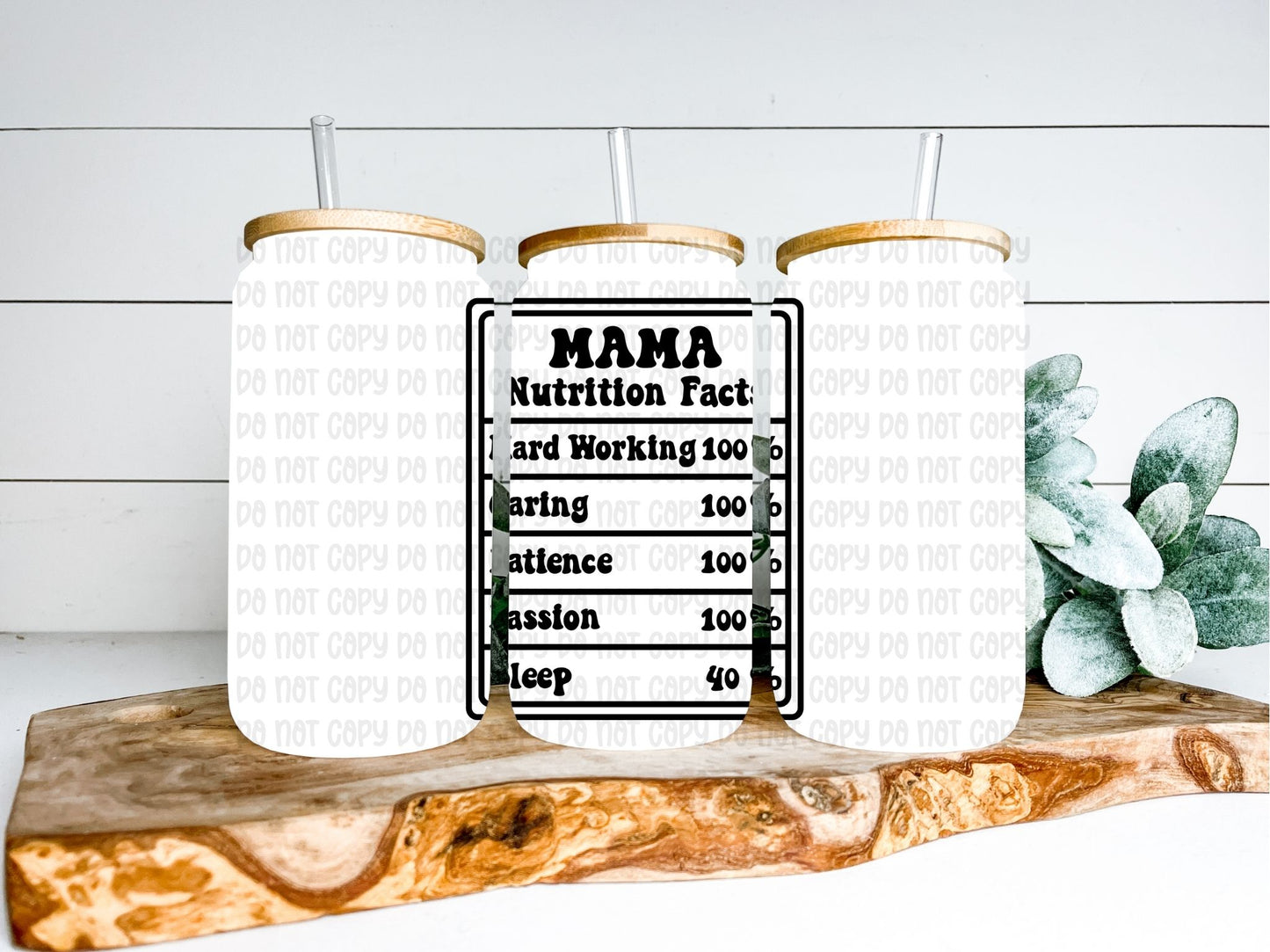 Mama Nutrition Wrap 16oz - UV DTF