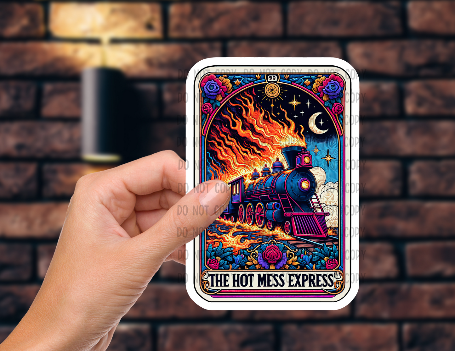 The hot mess express - Vinyl Sticker