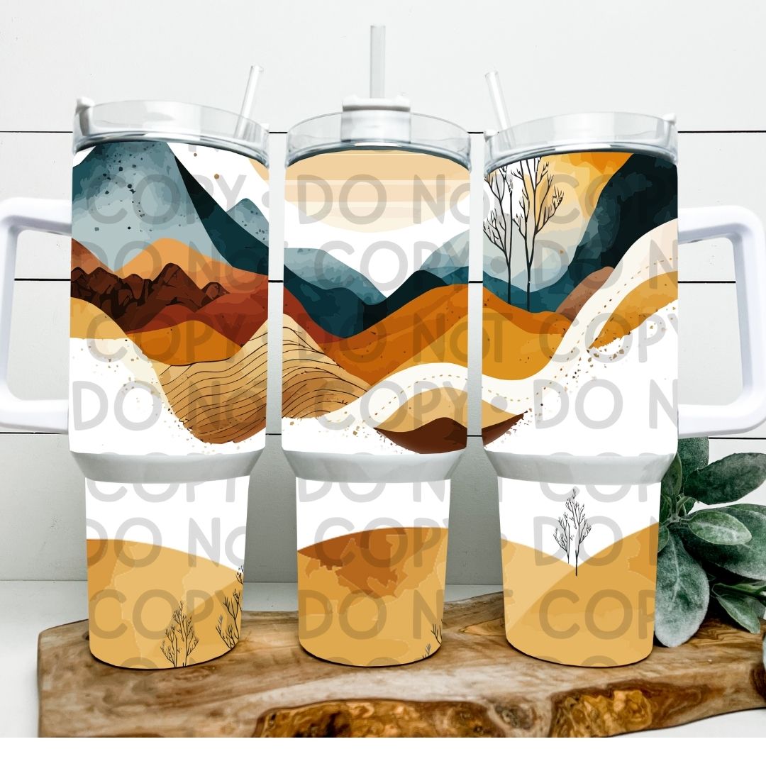 Mountains - 40oz  Sublimation Wrap