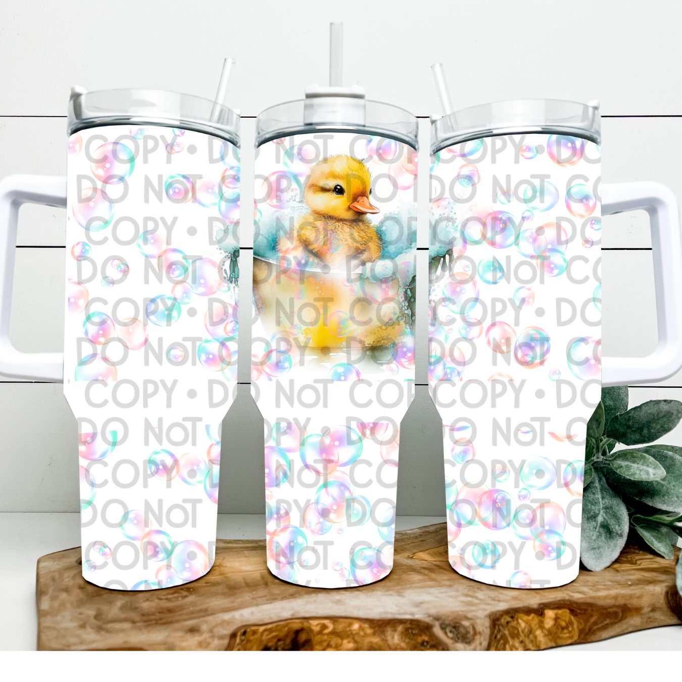 Bubble Bath Duck - 40oz  Sublimation Wrap