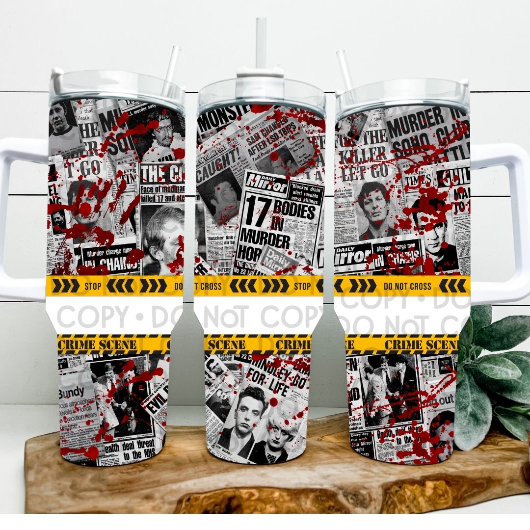 Crime Scene - 40oz  Sublimation Wrap