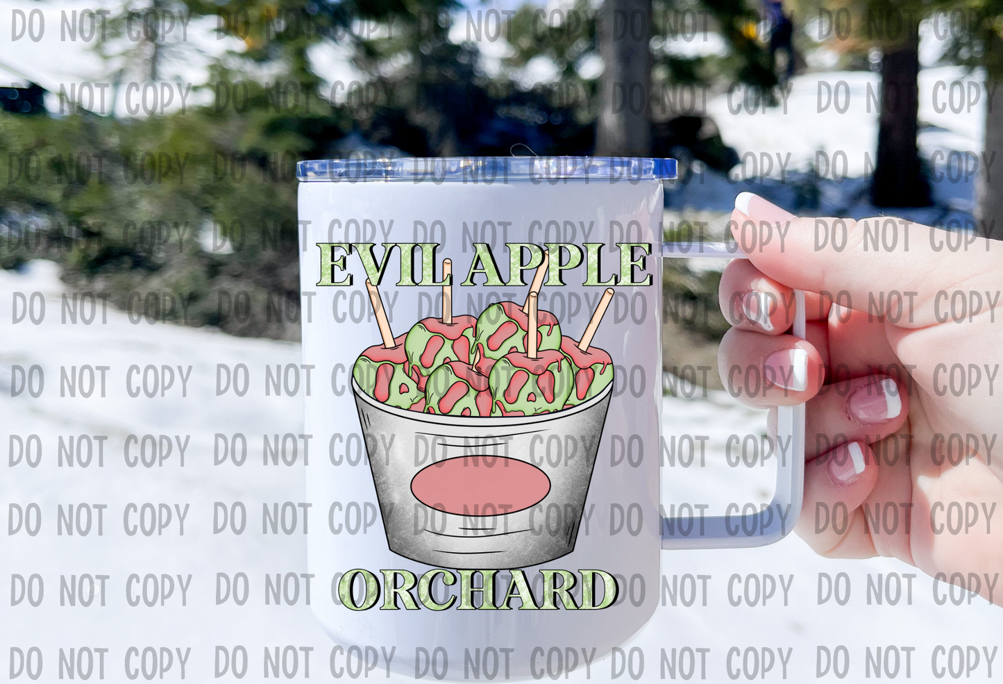 Evil Apple Orchard - UV DTF Decal