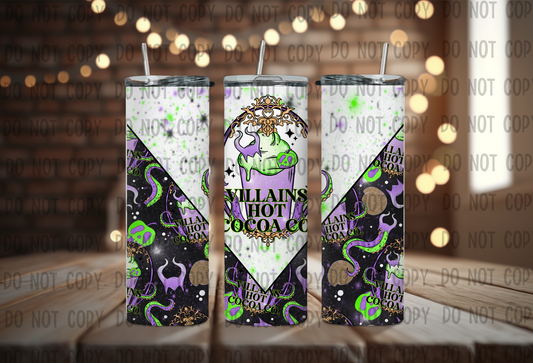 Villains Hot Cocoa Co  - Sublimation 20oz Straight Wrap