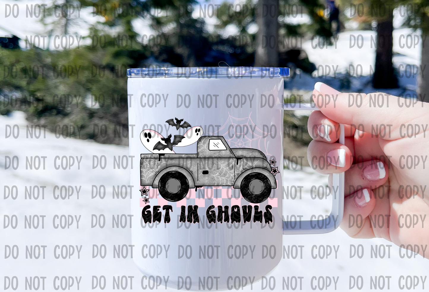 Get In Ghouls - UV DTF Decal