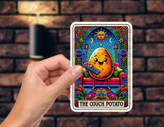 Couch potato - Vinyl Sticker