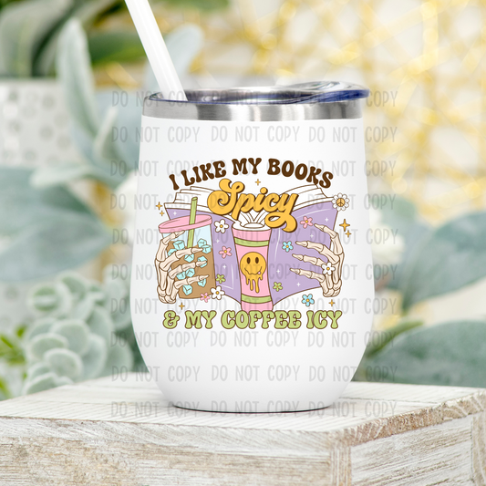I like my books spicy - UV DTF Decal
