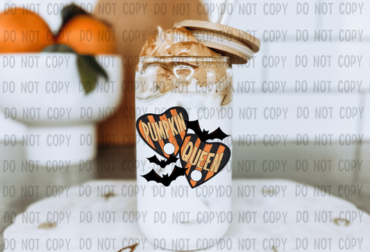 Pumpkin Queen - UV DTF Decal