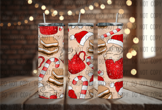 Hot Cocoa - Sublimation 20oz Straight Wrap