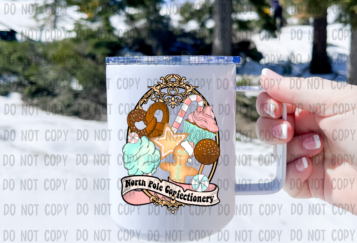 North Pole Confectionary - UV DTF Decal