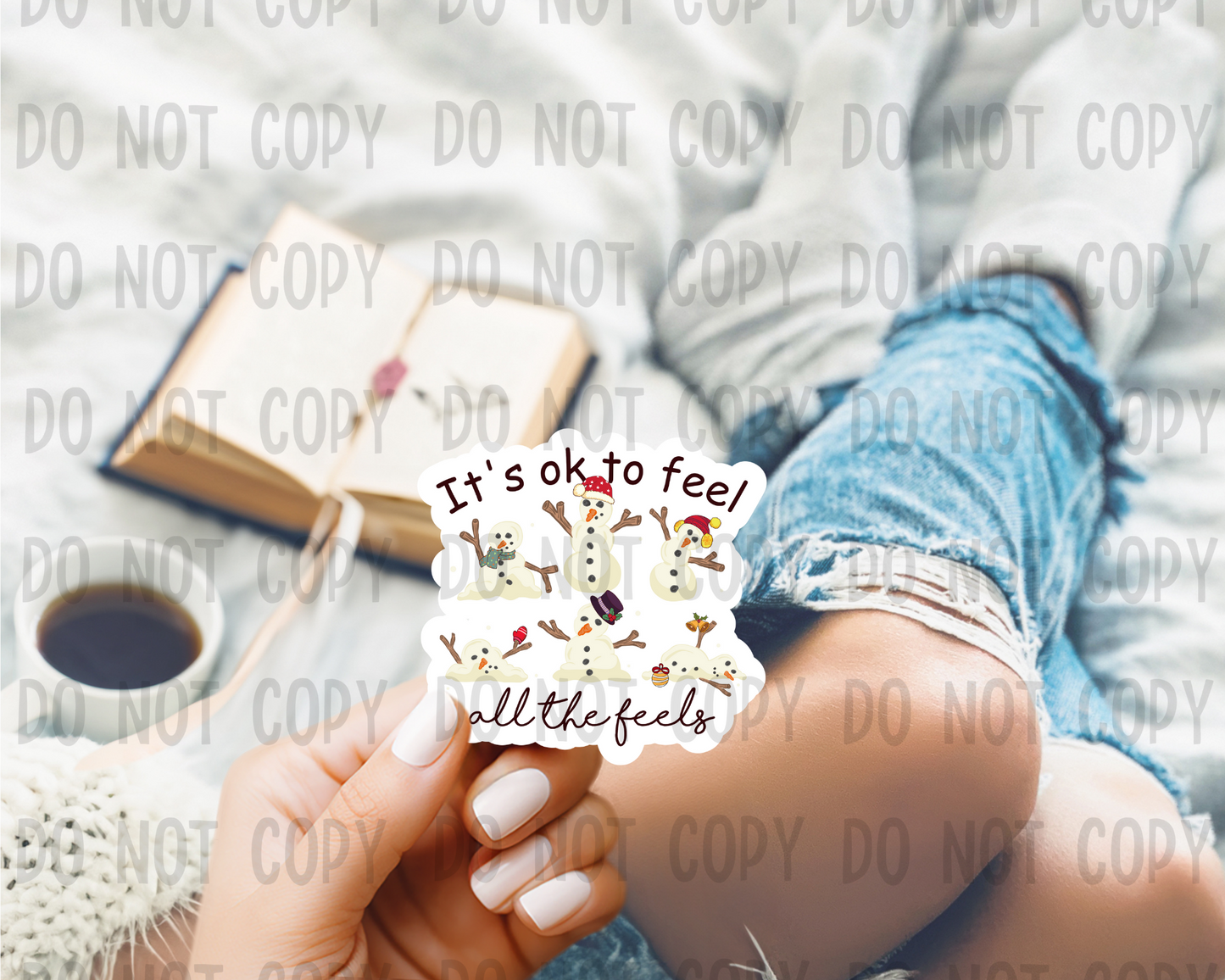 It's ok to feel all the feels - Vinyl Sticker