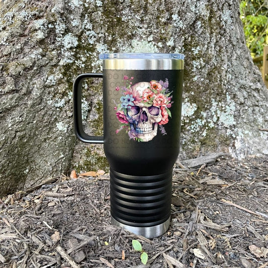 Floral Skull - UV DTF Decal