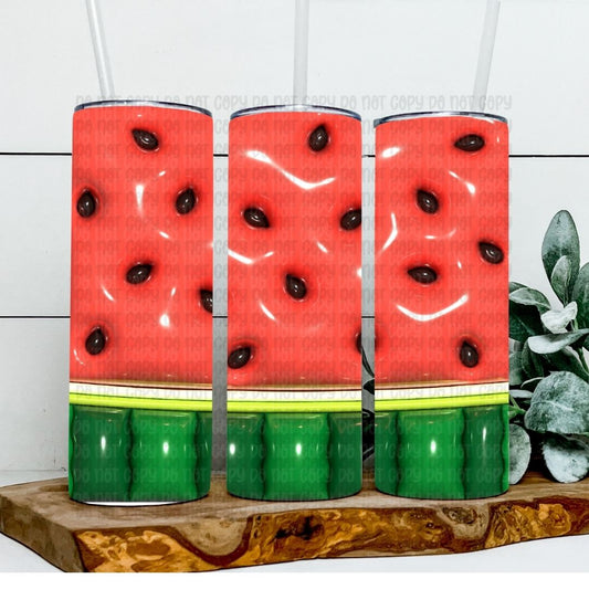 Watermelon - Sublimation 20oz Tapered or Straight Wrap