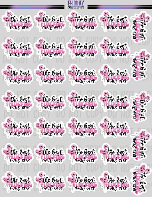 The best Mail - Vinyl sticker sheet