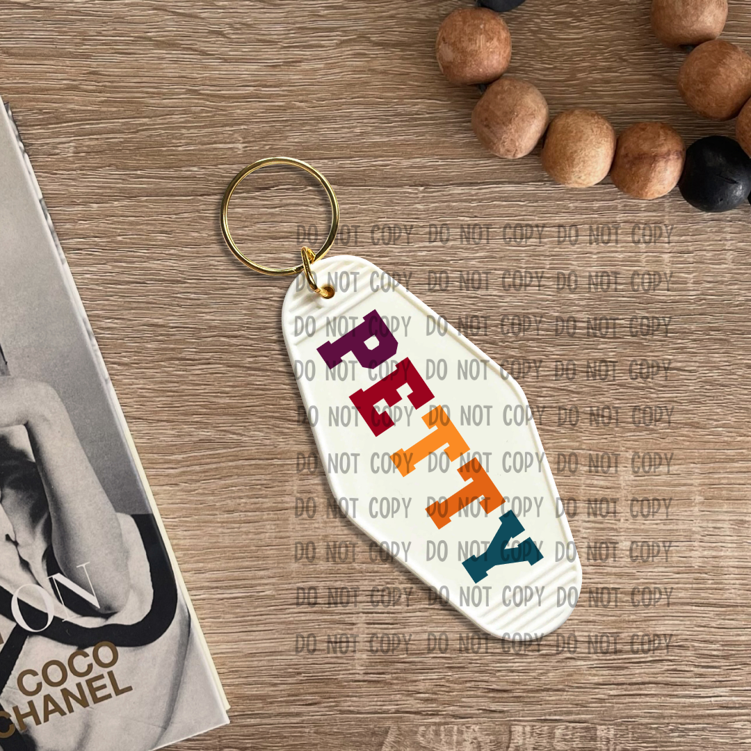 Petty - UV DTF Keychain Decal