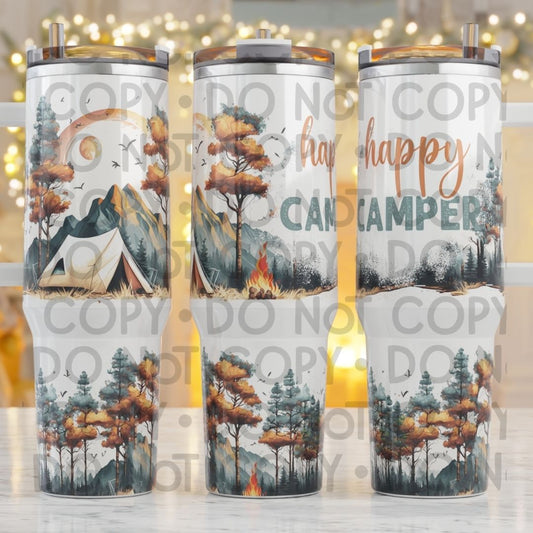 Happy Camper - 40oz  Sublimation Wrap