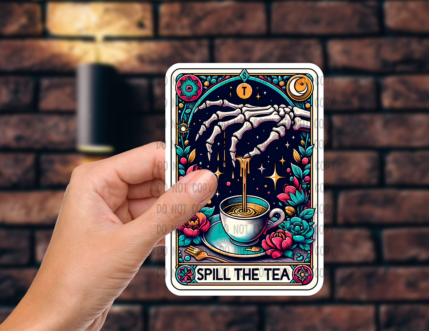 Spill the tea - Vinyl Sticker