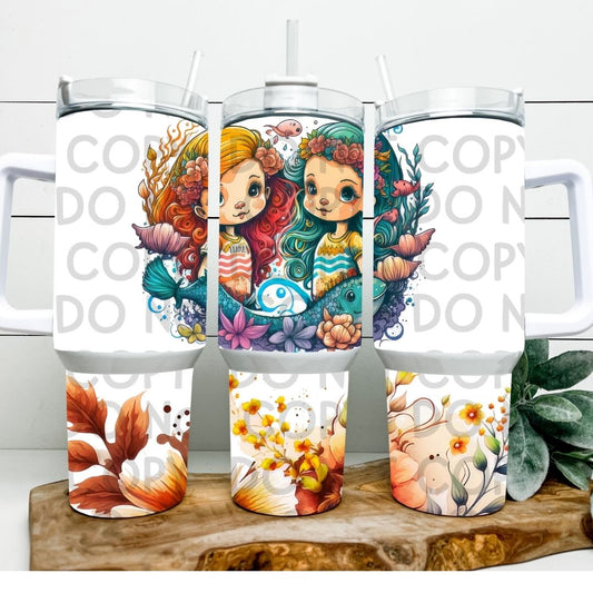 Mermaids - 40oz  Sublimation Wrap