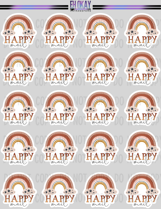 Happy Mail - Vinyl sticker sheet