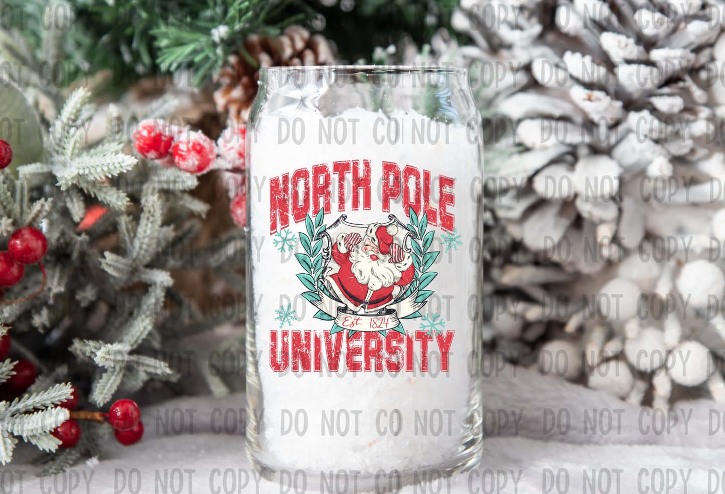 North Pole - UV DTF Decal