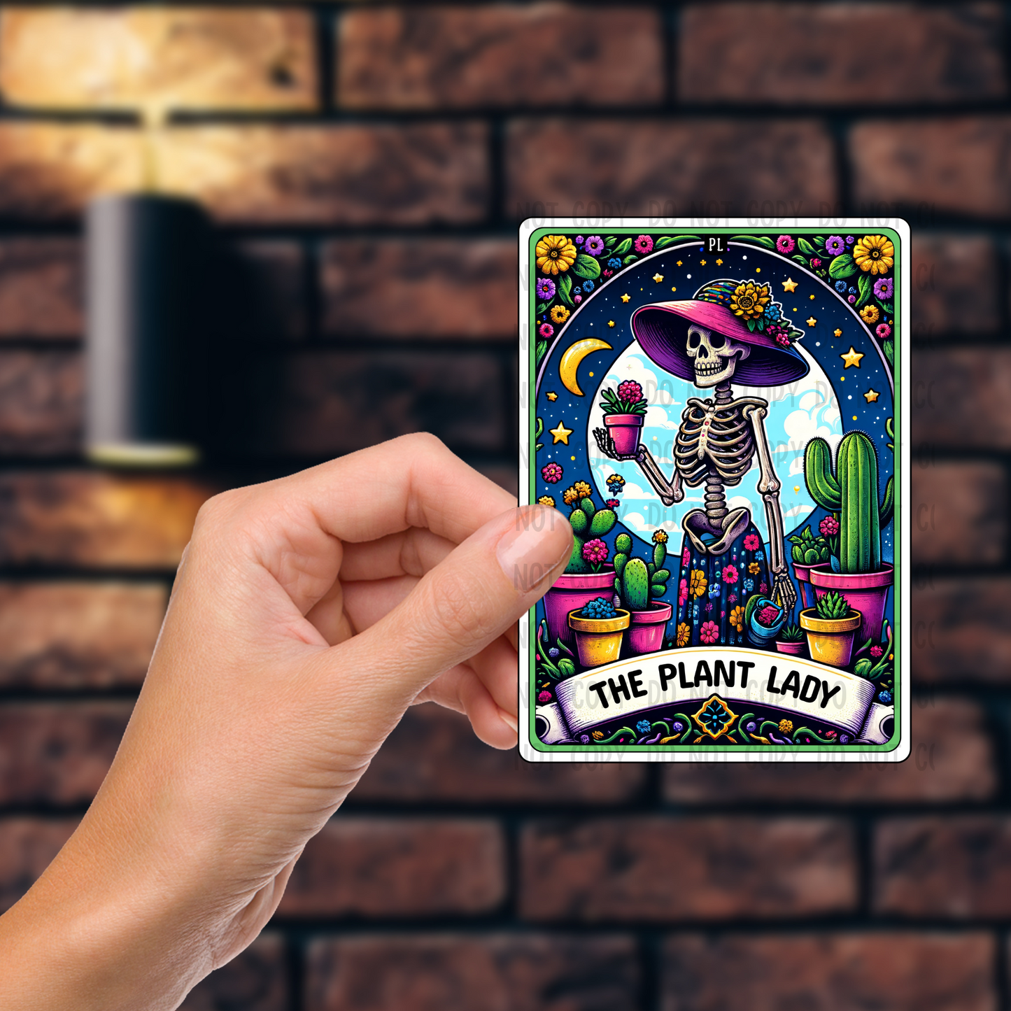 The plant lady  - Vinyl Sticker